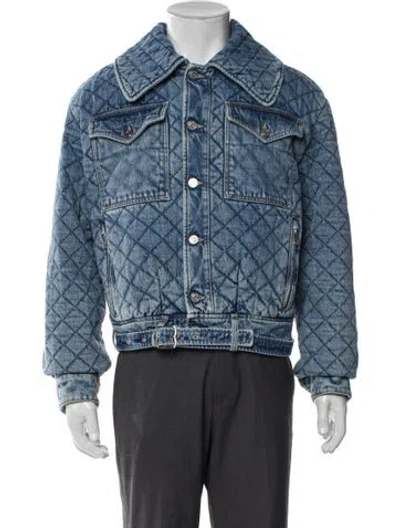 Pre-owned Bally Trucker Jacket In Blue