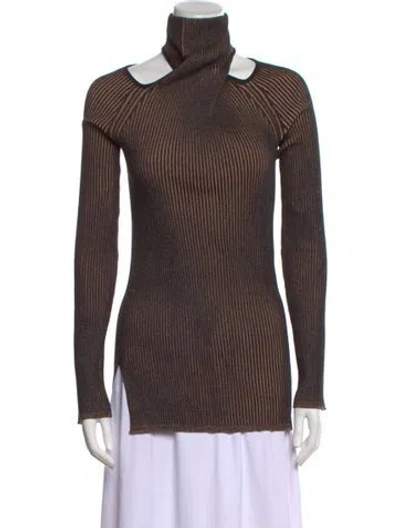 Pre-owned Bally Turtleneck Sweater W/ Tags In Black