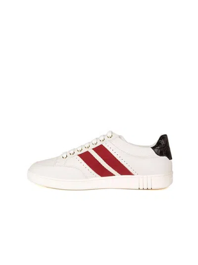 Bally Two-tone Leather Sneaker In White
