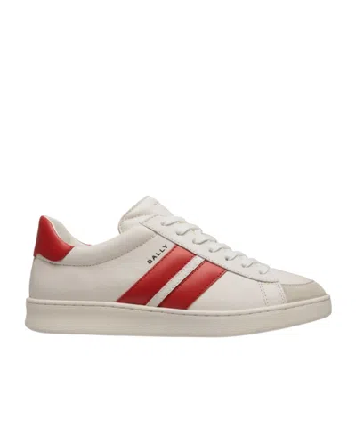 BALLY TYGER LEATHER SNEAKERS