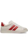 Bally Geometric Bands Low-top Sneakers In White
