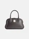 Bally Unda' Ebony Garnet Leather Bag In Brown