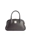Bally Unda' Ebony Garnet Leather Bag In Gray