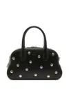 Bally Unda Leather Handle Bag In Black
