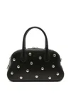 Bally Unda Leather Handle Bag In Black