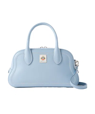 Bally Unda Shoulder Bag In Sky-blue