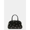 Bally Unda Leather Handle Bag In Black