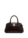 Bally Stitching Contrast Detachable Strap Top Handles Bag In ブラウン