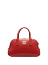 Bally Logo-patch Tote Bag In Red