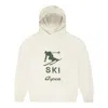 Bally Unisex 6302903 Ski Aspen Hooded Bone Sweatshirt In Neutral