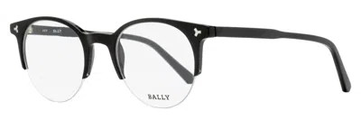 Bally Unisex Oval Eyeglasses By5018 001 Black 47mm