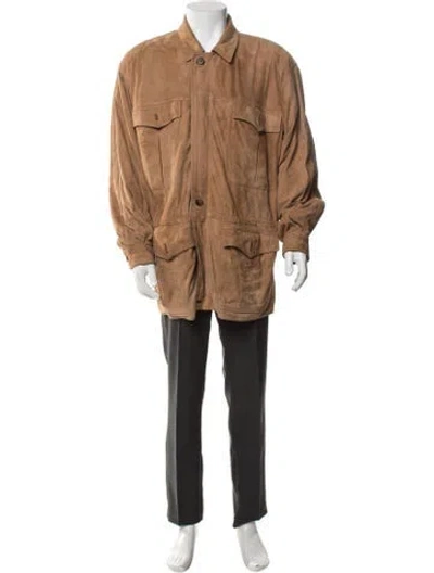 Pre-owned Bally Utility Jacket In Brown