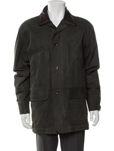 Pre-owned Bally Utility Jacket In Green