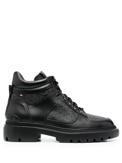 Bally Valensy Monogram Boots In Negro