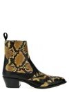 Bally Vegas Python-print Boots In Multicolor