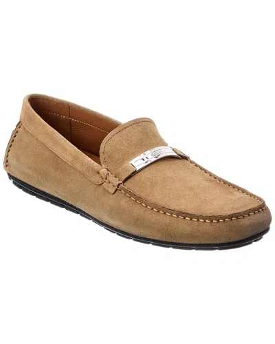 Bally Veryn Suede Loafer In Neutral