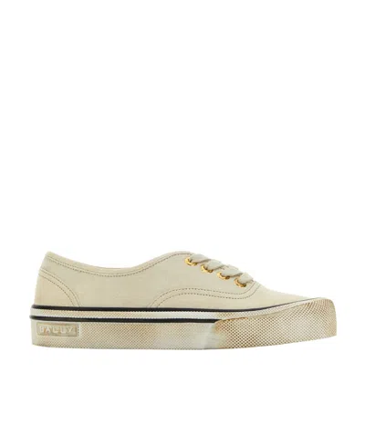 BALLY BALLY VINTAGE-EFFECT LOW-TOP SNEAKERS