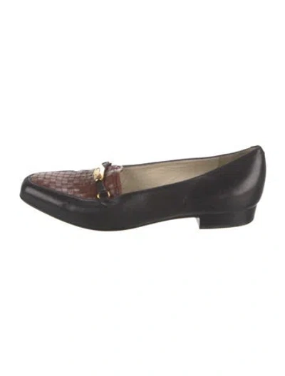 Pre-owned Bally Vintage Leather Loafers In Multi