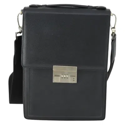 Pre-owned Bally Vintage Shoulder Bag Leather Black Leather Shoulder Bag Bag ()