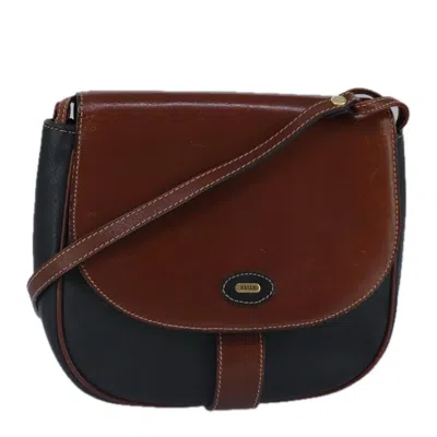 Pre-owned Bally Vintage Shoulder Bag Leather Brown Leather Shoulder Bag Bag ()
