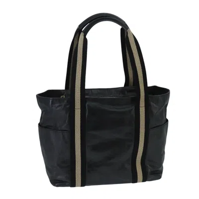 Pre-owned Bally Vintage Tote Bag Leather Leather Tote Bag Bag () In Black
