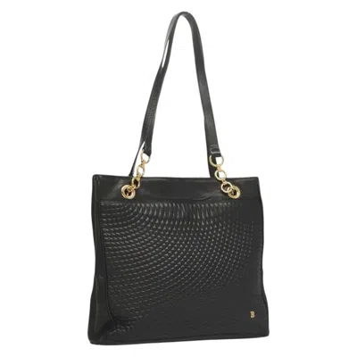 Pre-owned Bally Vintage Tote Bag Leather Leather Tote Bag Bag () In Black
