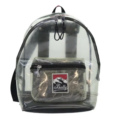 Pre-owned Bally Vintage Vinyl Transparent Plastic Backpack Bag ()