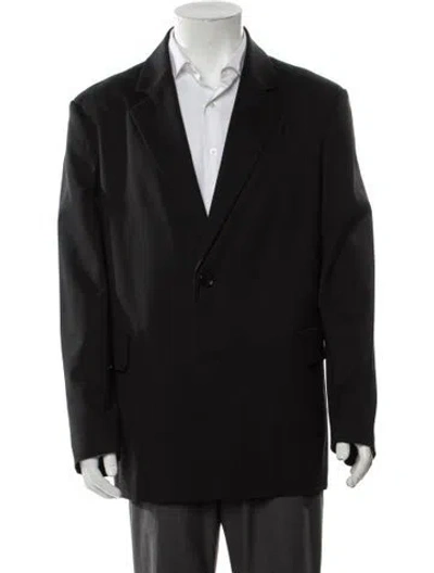 Pre-owned Bally Virgin Wool Blazer W/ Tags In Black