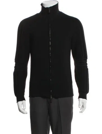 Pre-owned Bally Virgin Wool Jacket In Black