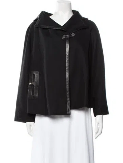 Pre-owned Bally Virgin Wool Jacket In Black