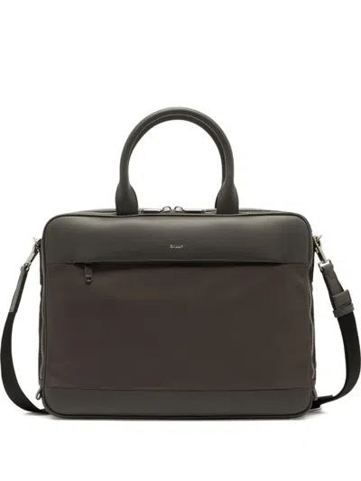 Bally Vogel Briefcase In Gray
