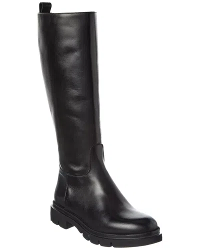 Bally Waldina Leather Knee-high Boot In Black