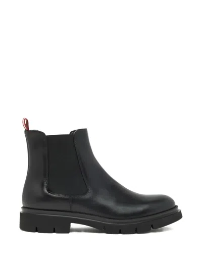 Bally Walidy Leather Chelsea Boots In Black