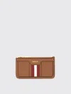 Bally Striped Leather Card Holder