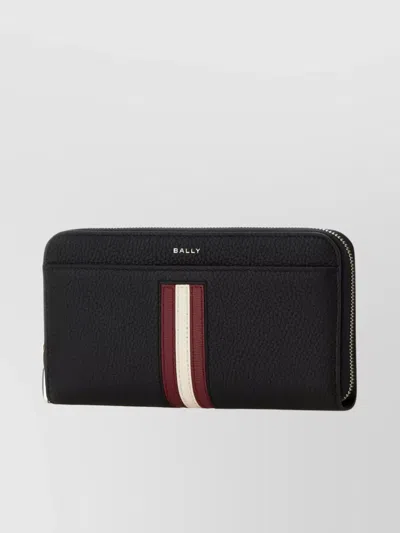 BALLY WALLET LEATHER STRIPE DETAIL