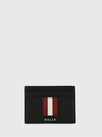 Bally Thar Leather Card Holder In Black
