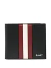 Bally Block Texture Bi-fold Wallet