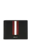 Bally Leather Wallet With Textured Design Block