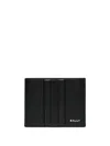 Bally Logo-print Leather Wallet In Black+palladio