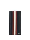 Shop Bally Wallets In Black+red/bone+pall