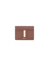 Bally Rectangular Clip In Brown