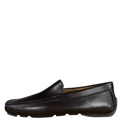 Bally Walton Leather Driving Shoes In Black