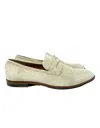 Bally Webb 6303295 Men's Fossil Calf Suede Leather Penny Loafers In White