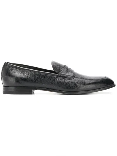 Bally Webb Loafers In Black