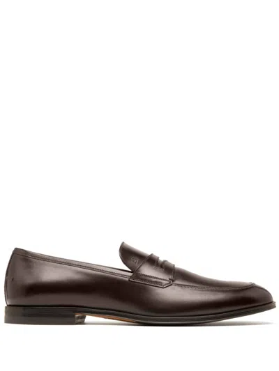 Bally Webb Loafers In Brown