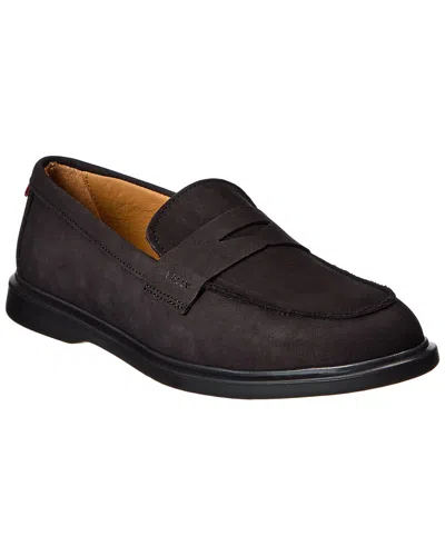 Bally Webby Leather Loafer In Black