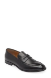 Bally Men's Webbu 500 Deerskin Penny Loafers In Black,calf,plain