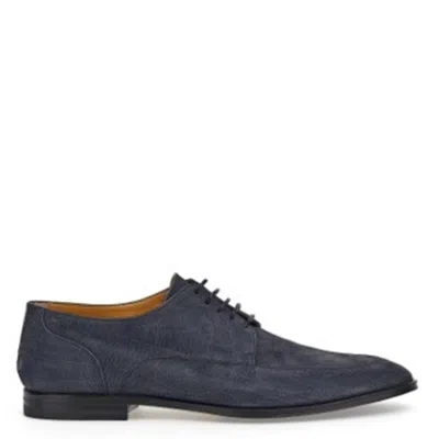 Bally Wedmer Suede Derby Shoes In Blue