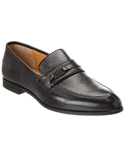 Bally Wember Leather Loafer In Black
