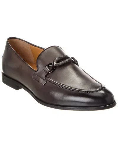Bally Wernof Leather Loafer In Brown